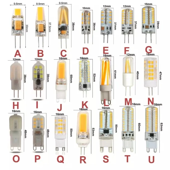 Energiesparendes Licht, AC220/110В, DC12В/24В, 1,1 Вт, 1,2 Вт, 1,3 Вт, 1,5 Вт, 1,8 Вт, 2 Вт, 3 Вт, 5 Вт, 5, 5 Вт, 6 Вт, Silizium-PP, G4, G9, Cappluse-LED- Лампа с 3000 К, 4500 К, 6500 К