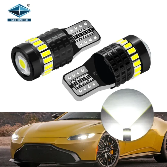 Супер Яркость 12 В T10 3014SMD Дверная лампа Автомобильные светодиодные лампы Canbus 501 W5w 194 168 T10 LED